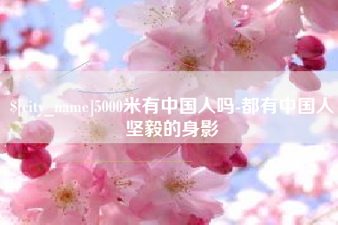 永康5000米有中国人吗-都有中国人坚毅的身影