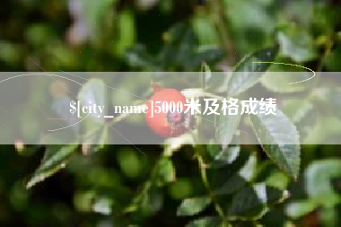永康5000米及格成绩