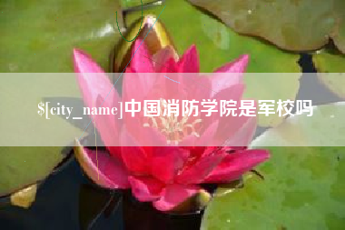 永康中国消防学院是军校吗