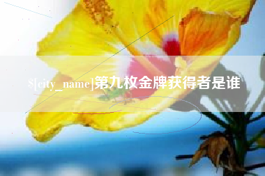 永康第九枚金牌获得者是谁