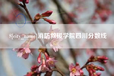 永康消防救援学院四川分数线