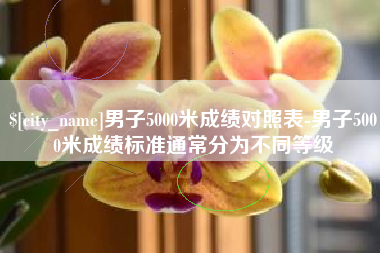 永康男子5000米成绩对照表-男子5000米成绩标准通常分为不同等级