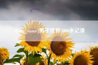 永康男子世界5000米记录