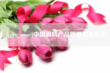 永康中国消防产品质量信息查询