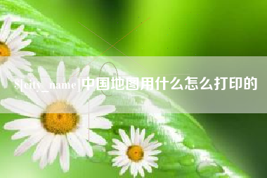 永康中国地图用什么怎么打印的