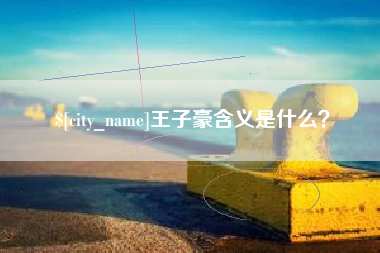 永康王子豪含义是什么？