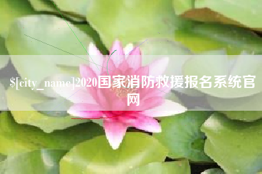 永康2020国家消防救援报名系统官网