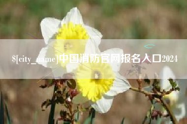 永康中国消防官网报名入口2024