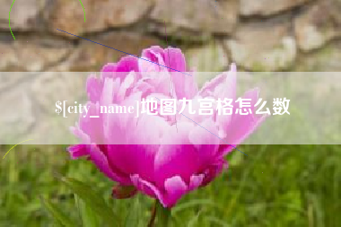 永康地图九宫格怎么数