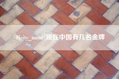 永康现在中国有几名金牌