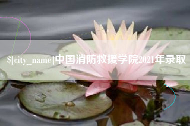 永康中国消防救援学院2021年录取