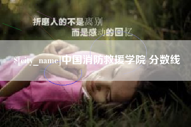 永康中国消防救援学院 分数线