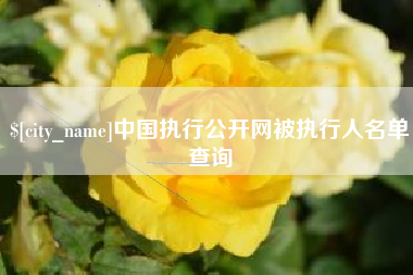 永康中国执行公开网被执行人名单查询