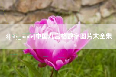 永康中国九宫格数字图片大全集