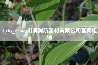 永康川消消防器材有限公司官网电话