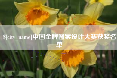 永康中国金牌图案设计大赛获奖名单