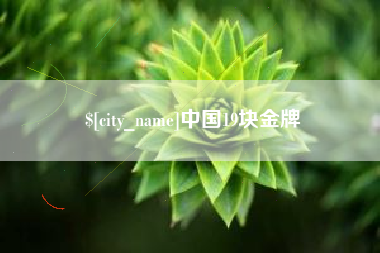 永康中国19块金牌