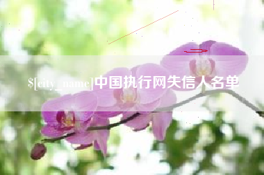 永康中国执行网失信人名单