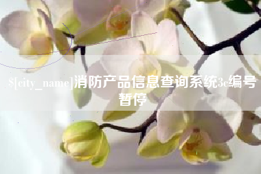 永康消防产品信息查询系统3c编号暂停