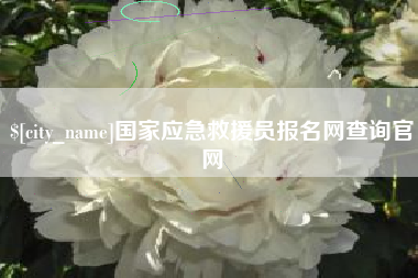 永康国家应急救援员报名网查询官网