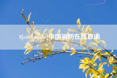 永康中国消防在线查询