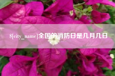 永康全国的消防日是几月几日