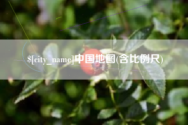 永康中国地图(含比例尺)